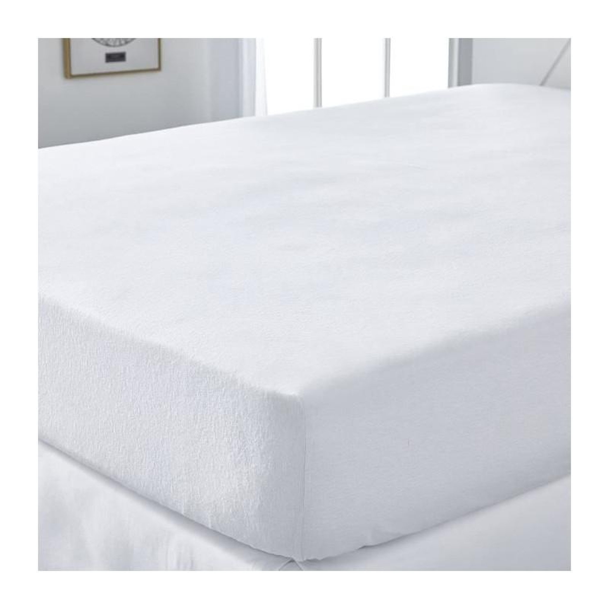 Today Protege matelas absorbant - TODAY - Essential - Pour lit 2 personnes - 140 x 190 cm - Anti-acarien