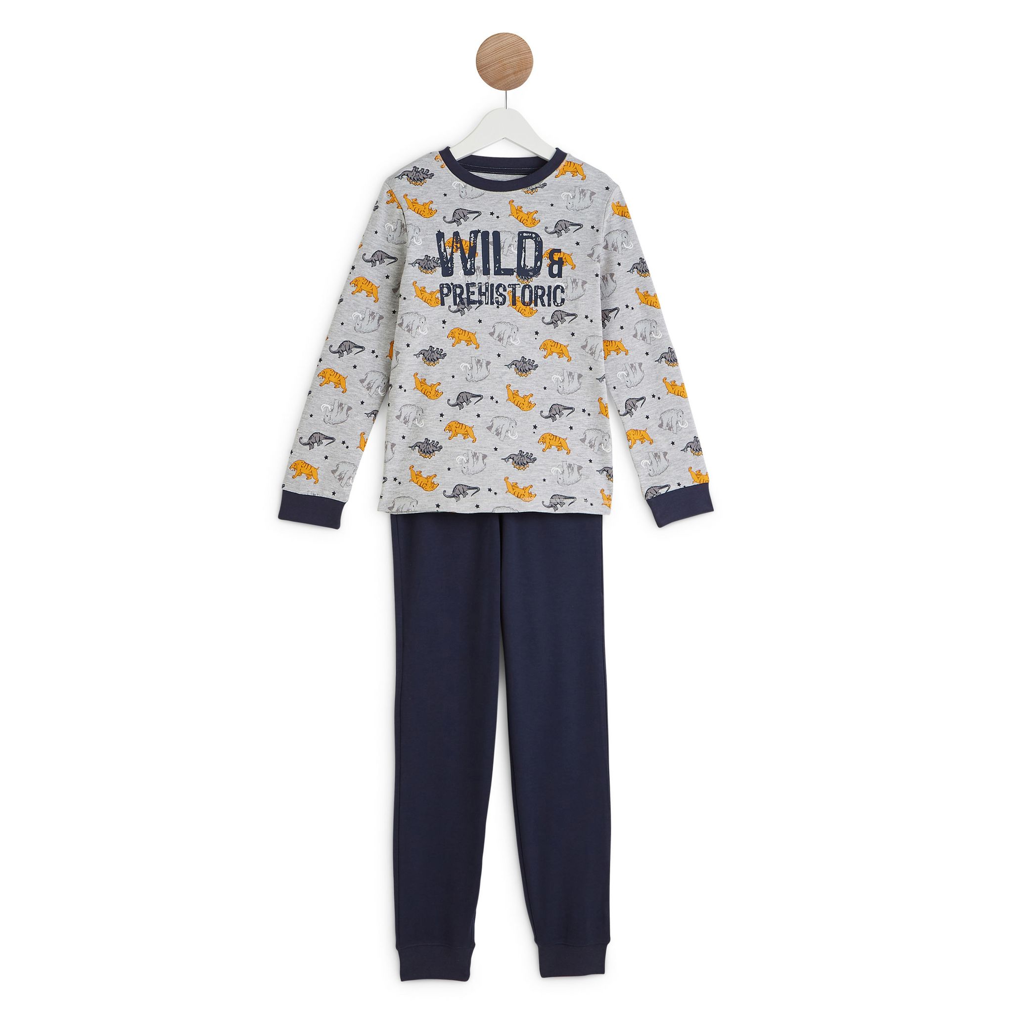 Pyjama En Coton Bio Finn + Emma Taille 2T - Motif Fawn (biche) - Pour Bébé Garçon Ou Fille