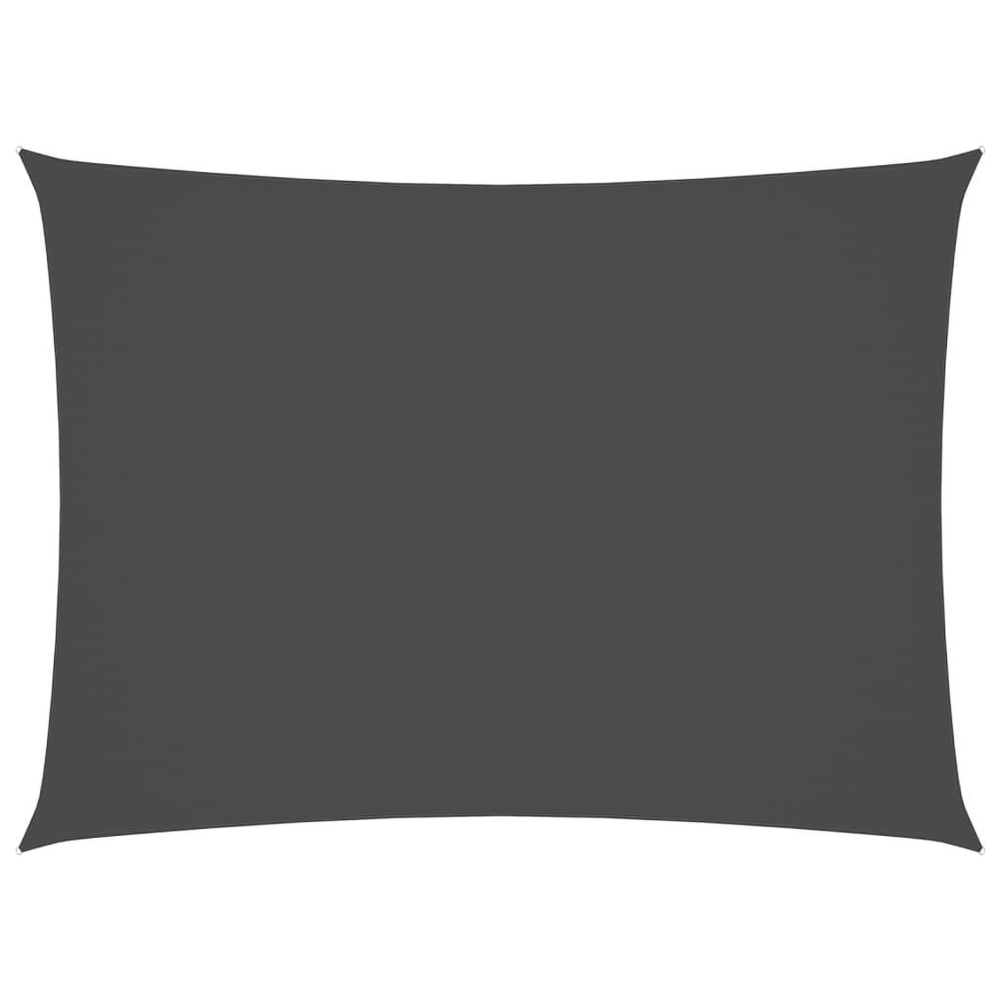 Voir la diapositive 2 : VIDAXL Voile de parasol tissu oxford rectangulaire 3x4,5 m anthracite