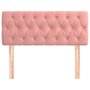 Voir la diapositive 3 : VIDAXL Tete de lit Rose 100x7x78/88 cm Velours