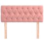 Voir la diapositive 3 : VIDAXL Tete de lit Rose 100x7x78/88 cm Velours