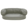Voir la diapositive 3 : VIDAXL Matelas de lit ergonomique de chien 60x42 cm Aspect de lin Gris