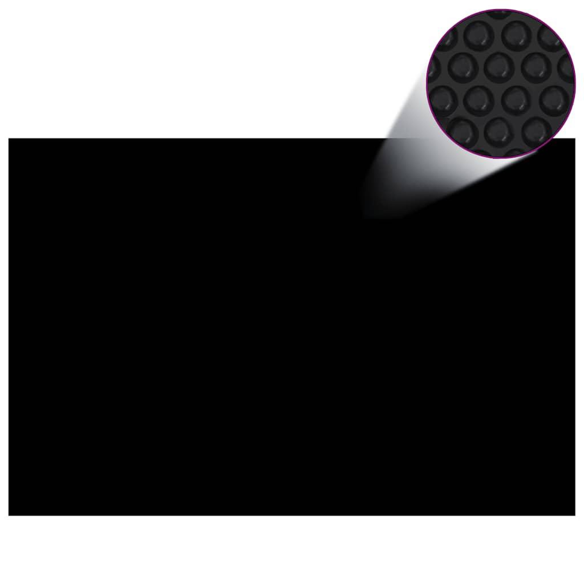 VIDAXL Couverture de piscine rectangulaire 600x400 cm PE Noir