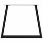 Voir la diapositive 5 : VIDAXL Pieds de table a manger forme V 2 pcs noir 70x(72-73,3)cm acier