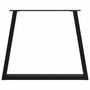 Voir la diapositive 5 : VIDAXL Pieds de table a manger forme V 2 pcs noir 70x(72-73,3)cm acier