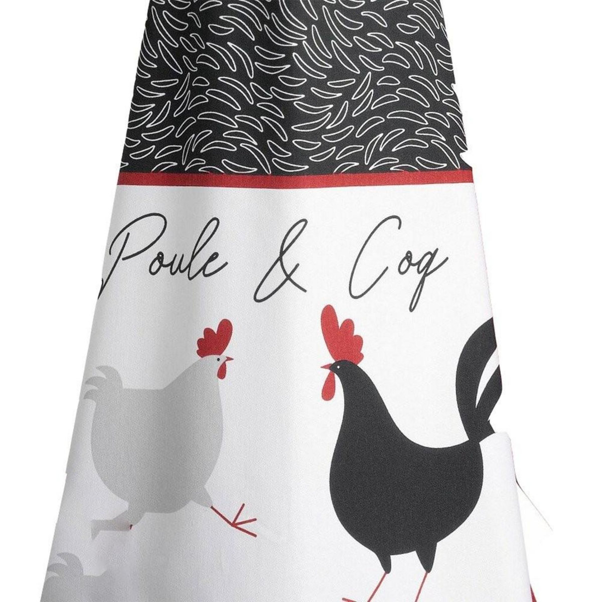 ATELIER DU COTON Tablier avec sangle ajustable 80x85 cm P&H coton