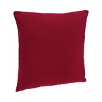TOILINUX Lot 2x Coussin déhoussable - 38 x 38 cm - Rouge