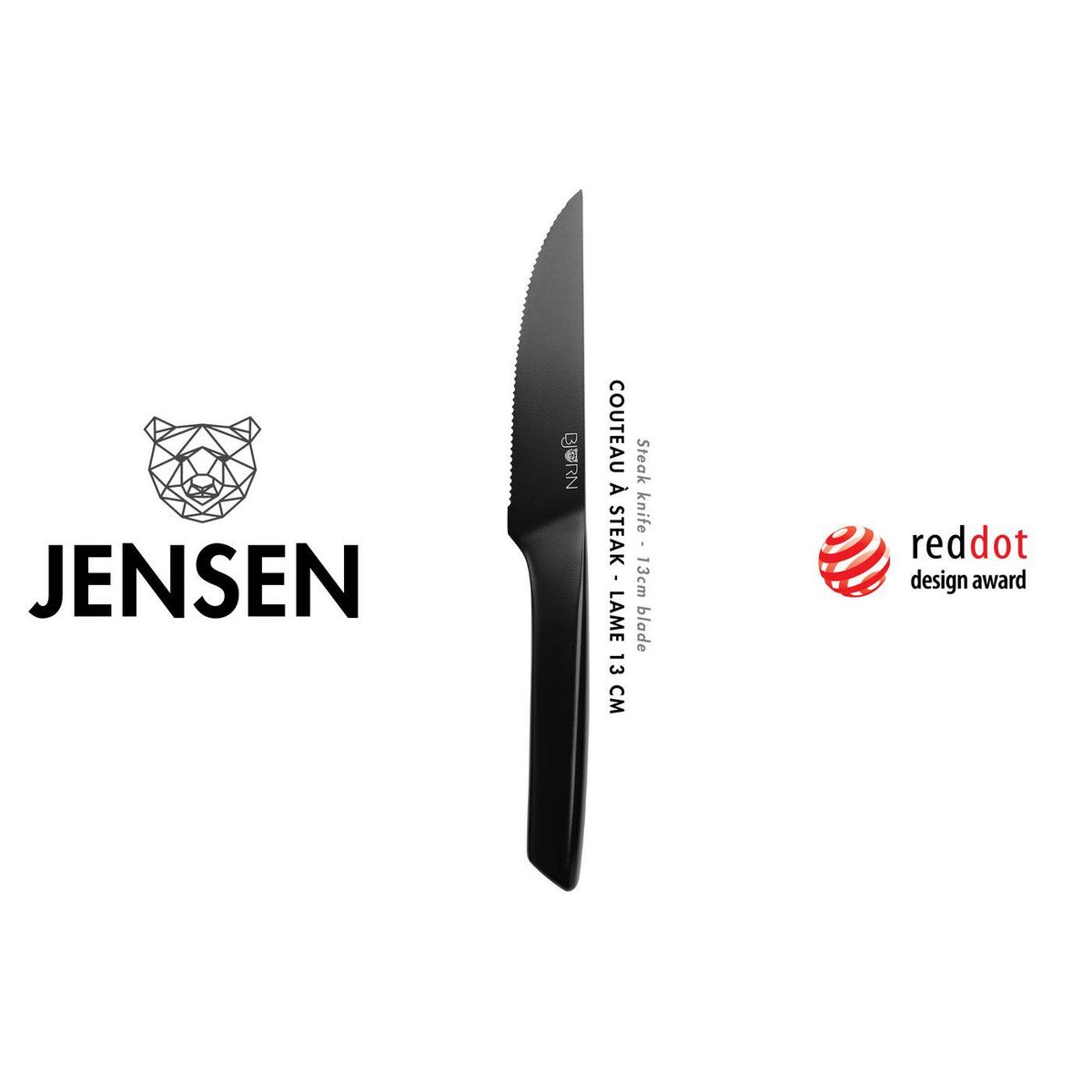 BJORN Couteaux à steak JENSEN - 6 pièces