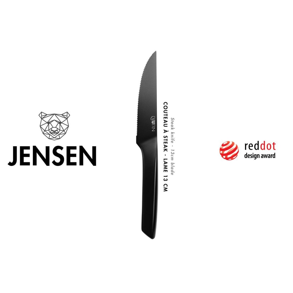 BJORN Couteaux à steak JENSEN - 6 pièces