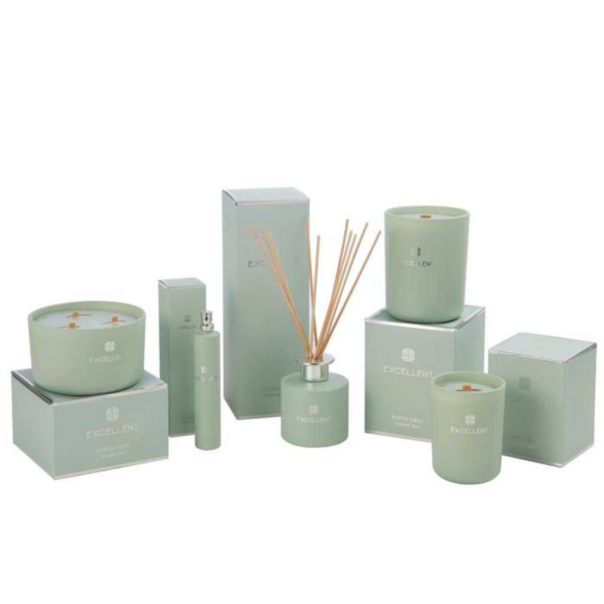 Paris Prix Bougie Parfumée en Verre  Excellent  13cm Bergamot Wood