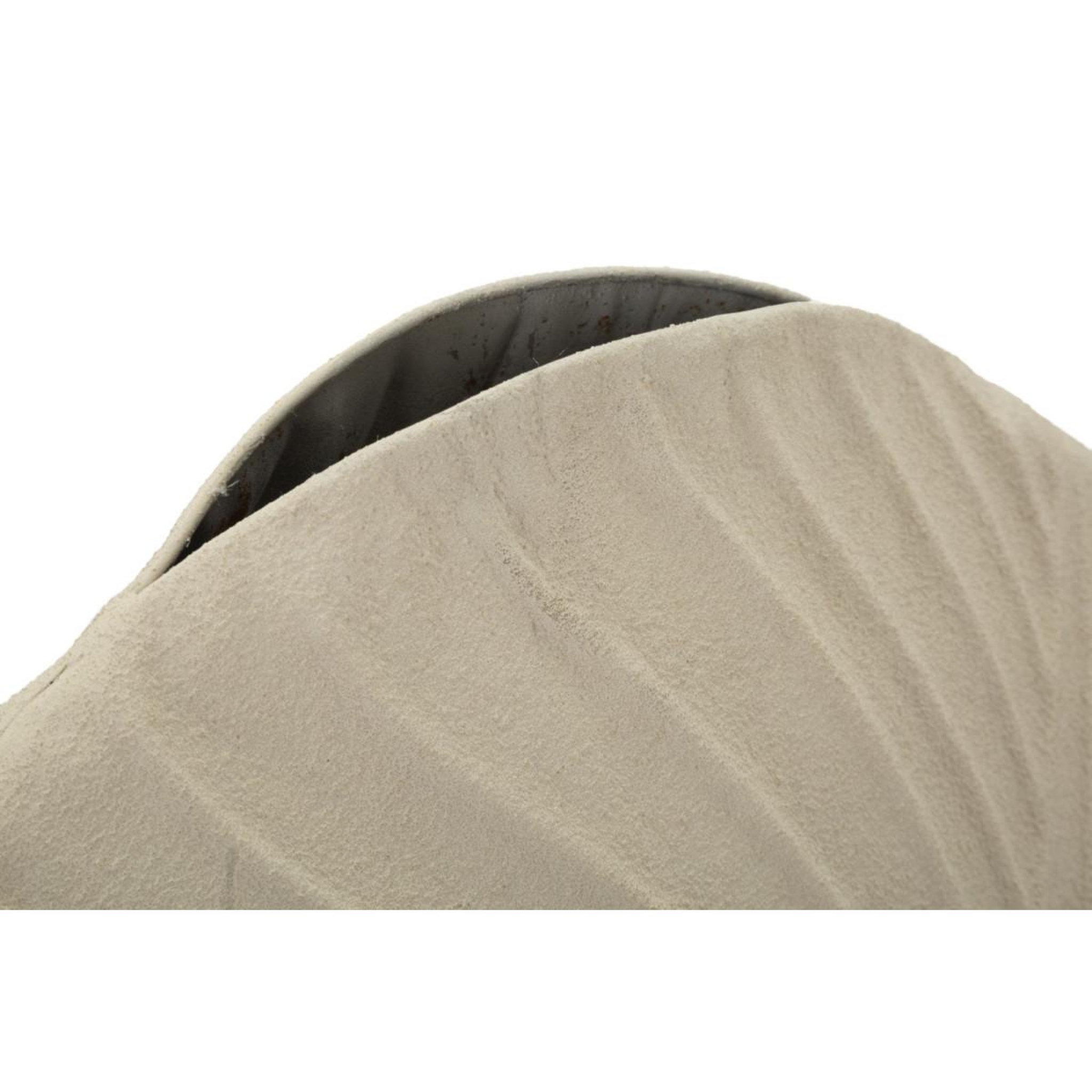 Voir la diapositive 4 : Paris Prix Vase rond design  dune  41cm crème