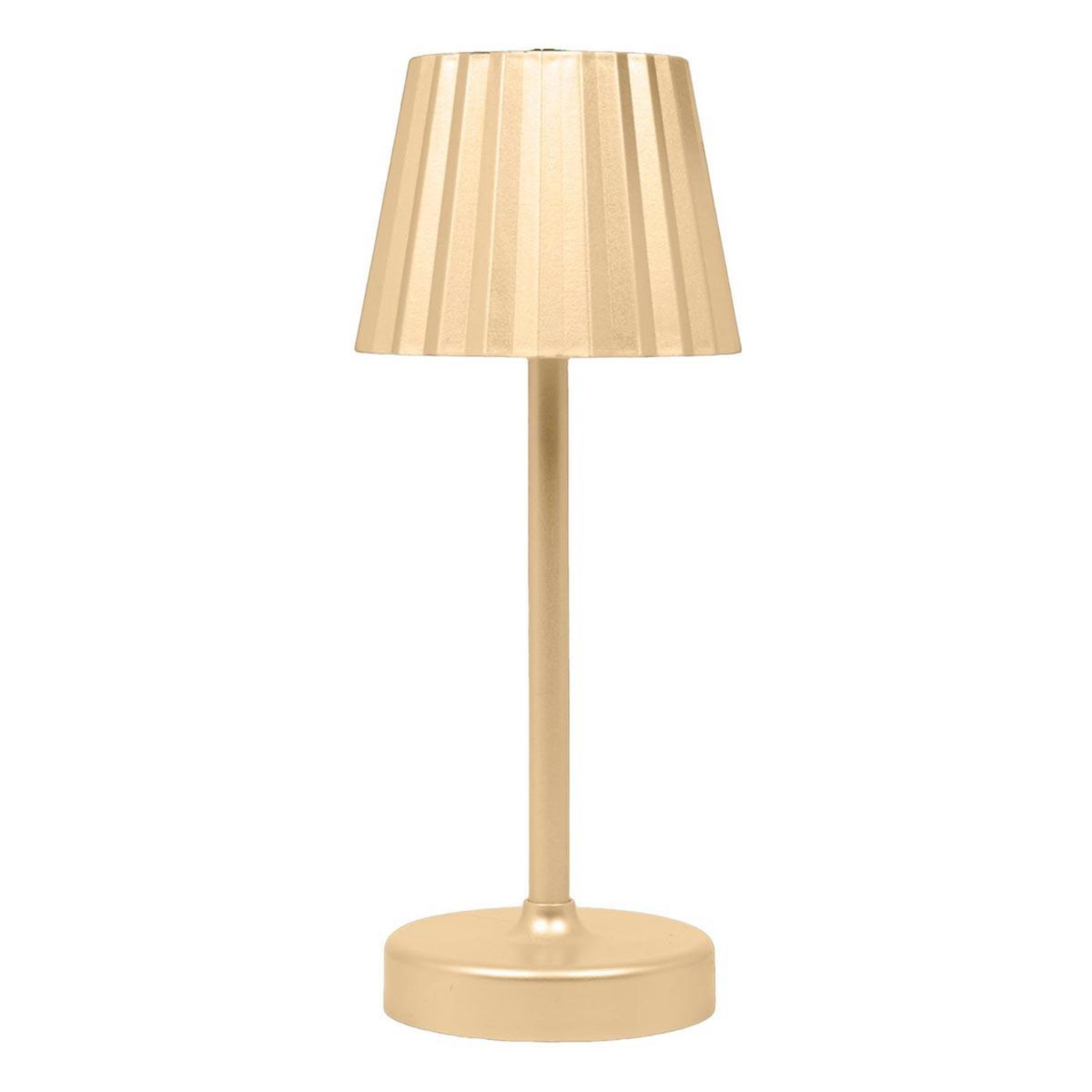 The Home Deco Factory Lampe à poser tactile à led  alana  26cm or