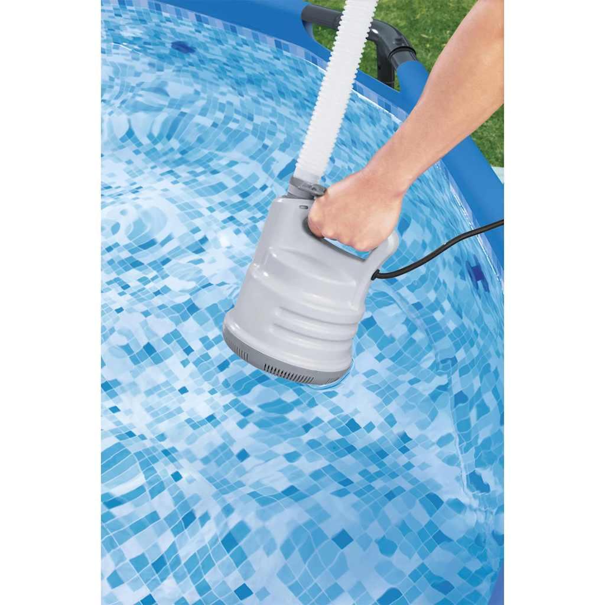 Voir la diapositive 3 : BESTWAY Bestway Pompe de vidange de piscine Blanc