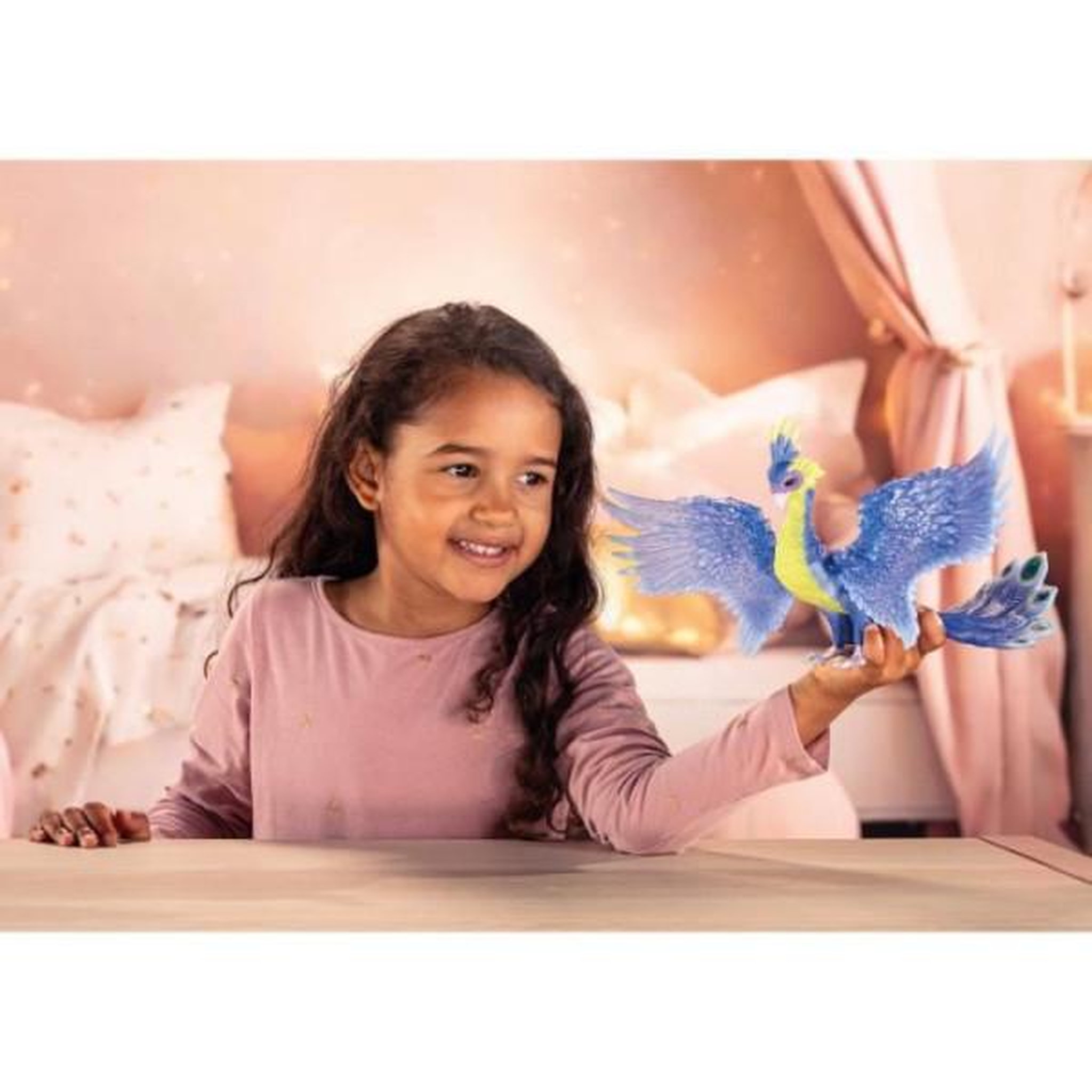 Voir la diapositive 2 : Schleich Figurine Paon magique bleu, Schleich 70794 Bayala, Pour enfant des 5 ans
