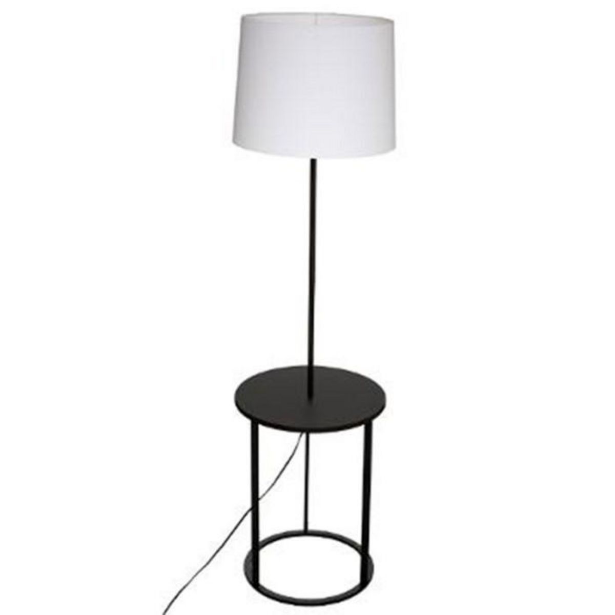 Paris Prix Lampadaire sur Pied Déco  Gil  149cm Noir & Blanc