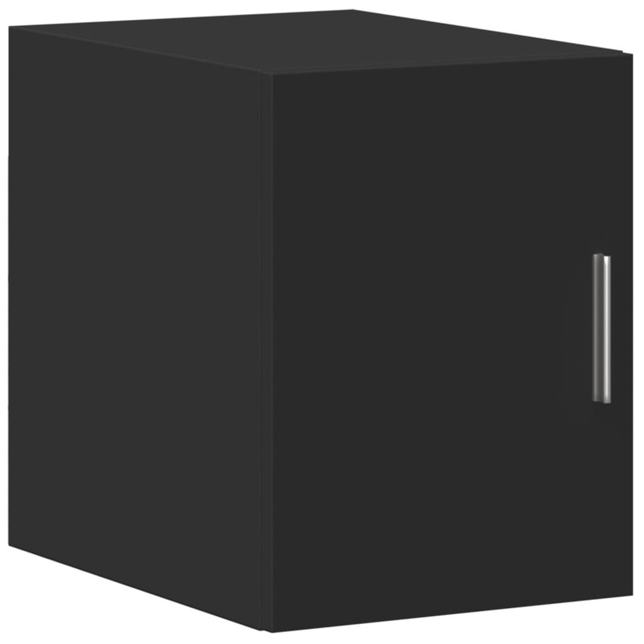 Voir la diapositive 2 : VIDAXL Armoire murale noir 30x42,5x40 cm bois d'ingenierie