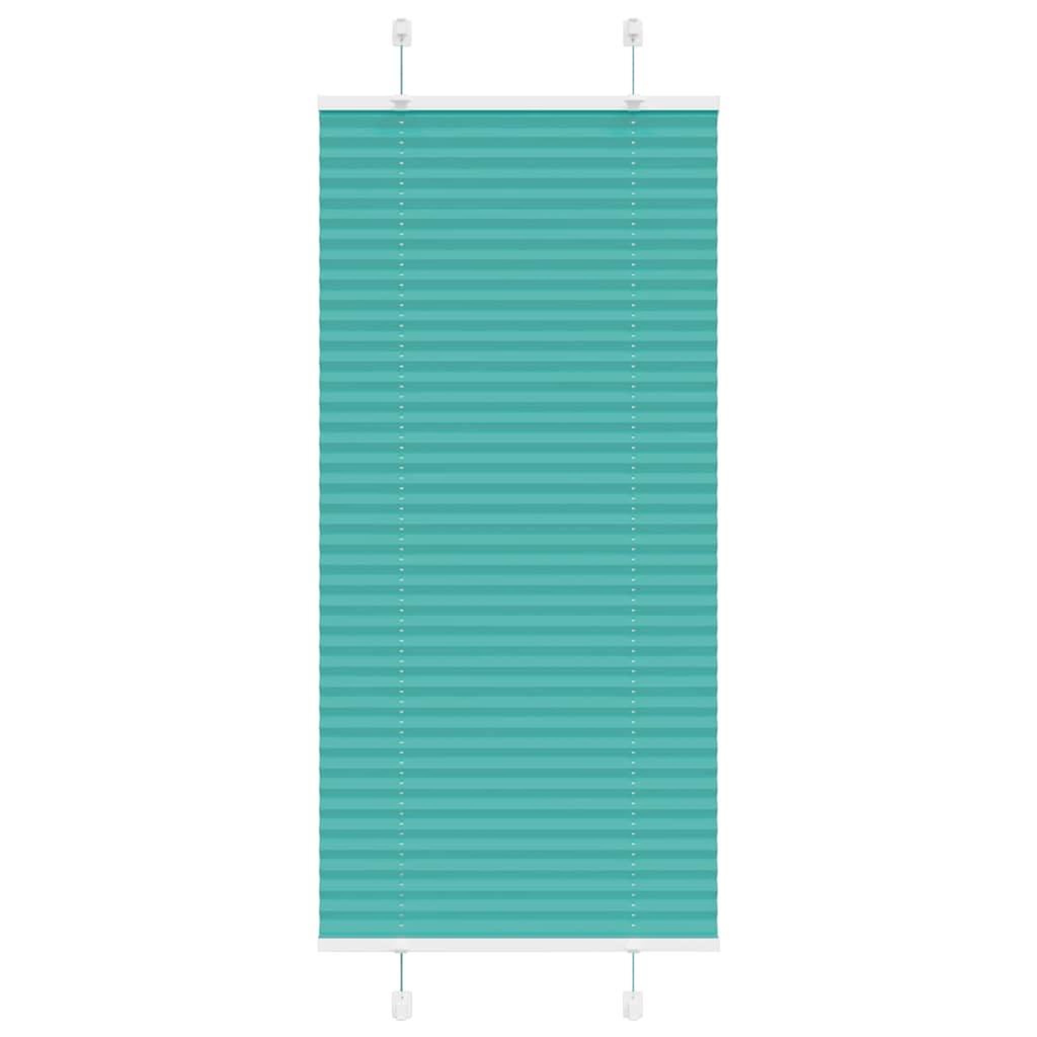 VIDAXL Store plisse vert petrole 65x100 cm largeur du tissu 64,4 cm