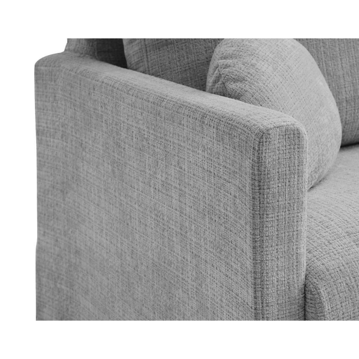 LISA DESIGN Serena - canapé droit déhoussable 2 places en velours texturé