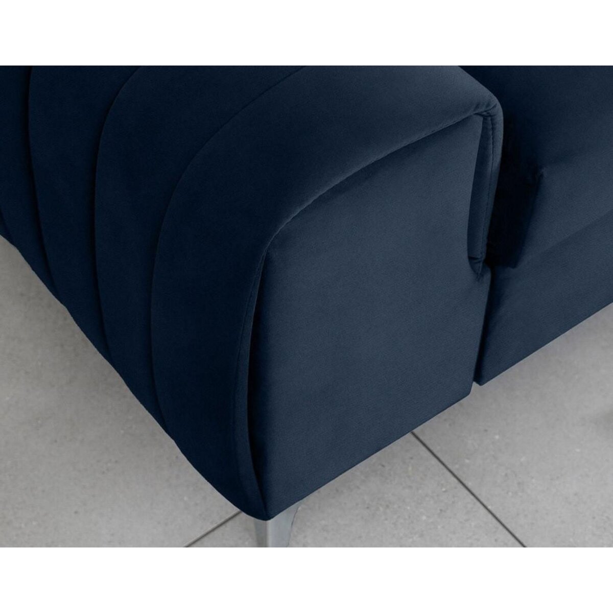 BEST MOBILIER Talisay - canapé droit 3 places - convertible - en velours