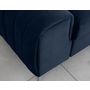 Voir la diapositive 3 : BEST MOBILIER Talisay - canapé droit 3 places - convertible - en velours