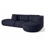 Voir la diapositive 4 : LISA DESIGN Santorini - canapé modulable d'angle droit - 5 places - en tissu texturé