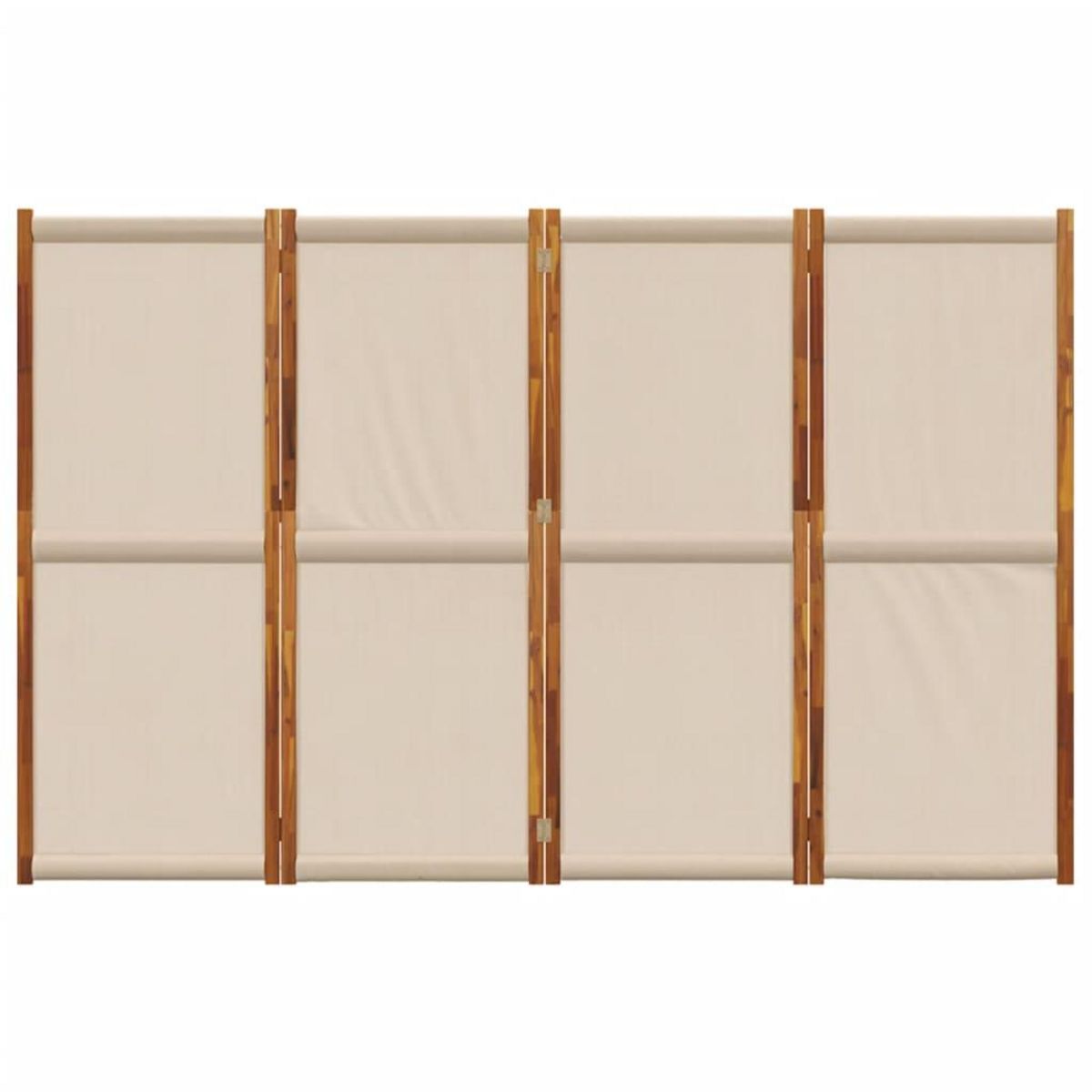 VIDAXL Cloison de separation 4 panneaux taupe 280x180 cm