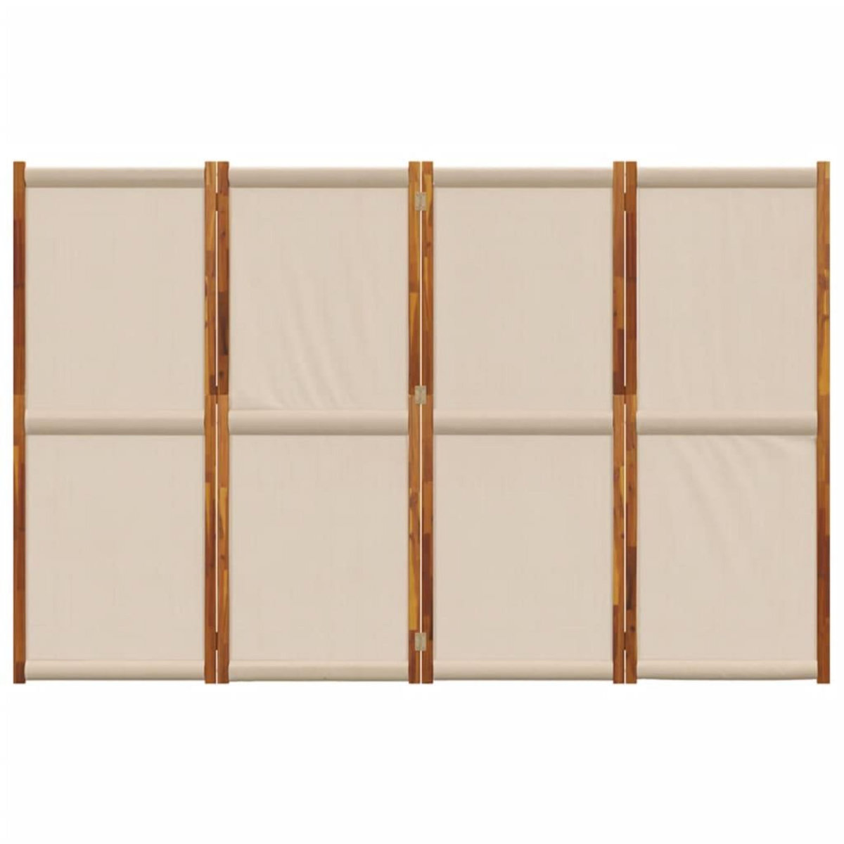 VIDAXL Cloison de separation 4 panneaux taupe 280x180 cm