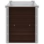 Voir la diapositive 4 : VIDAXL Lit sureleve de jardin Marron 100x40x45 cm Acier galvanise