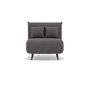 Voir la diapositive 1 : BEST MOBILIER Lumi - banquette convertible clic-clac 1 place en velours côtelé