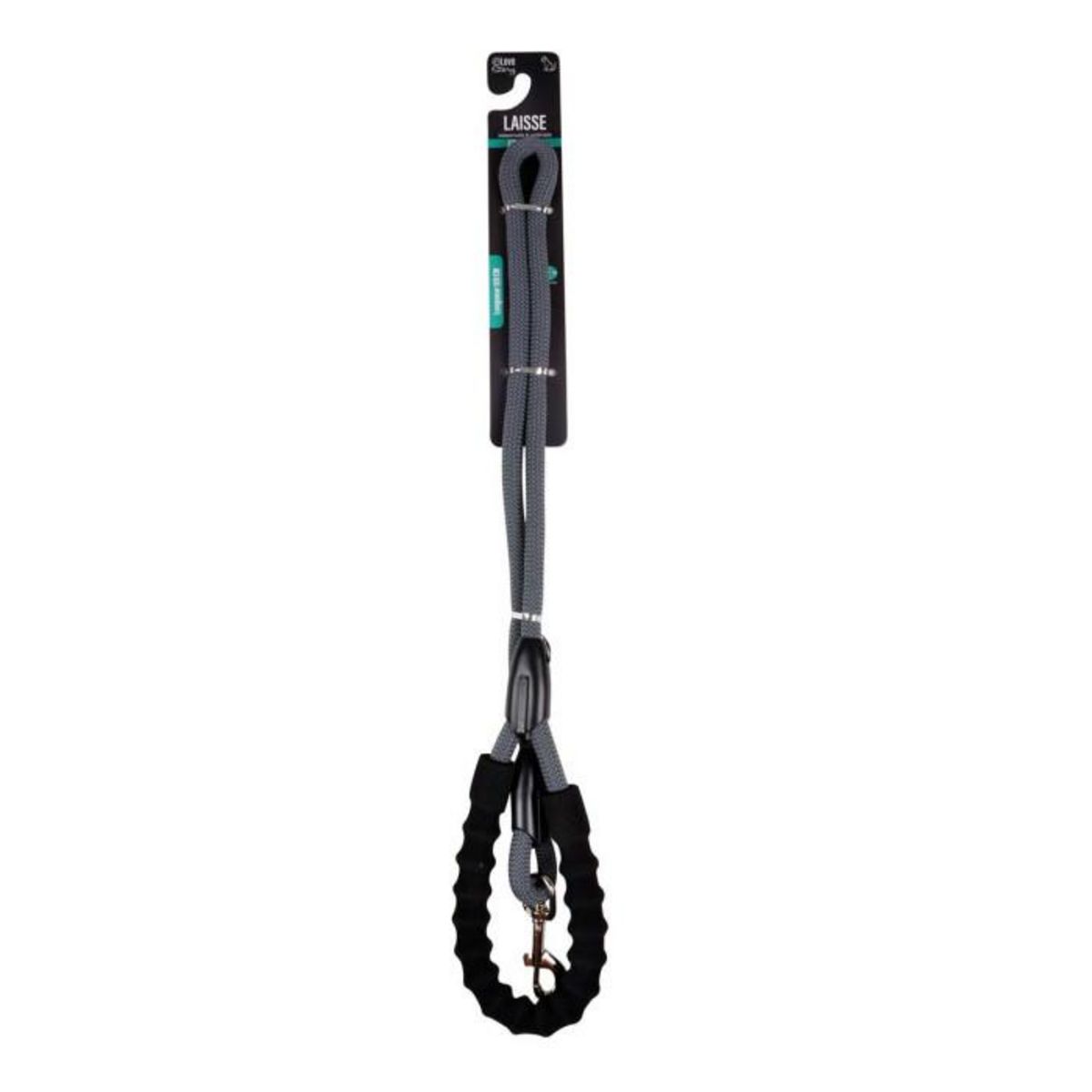 Paris Prix Laisse pour Chien  Corde  120cm Anthracite