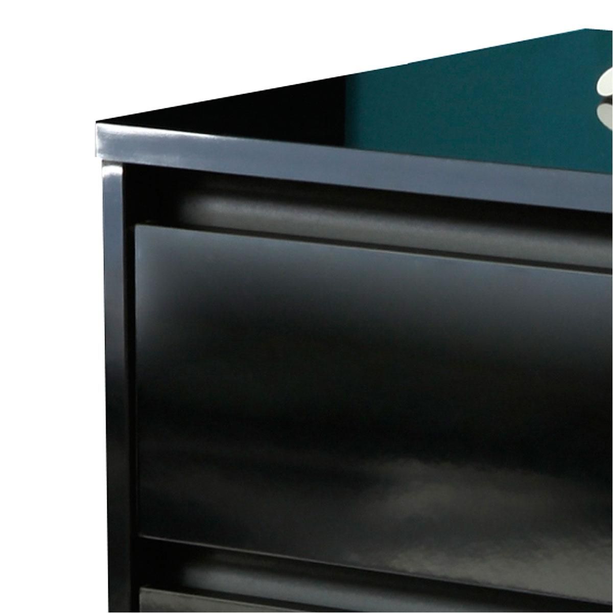 Commode laquée noir brillant - DIVA