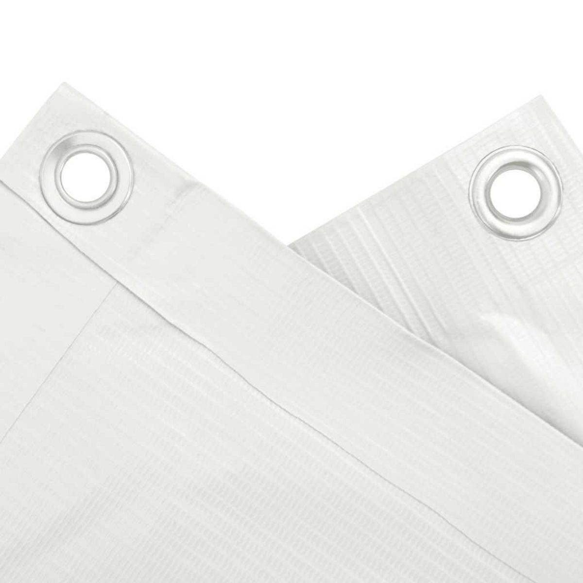 VIDAXL Ecran d'intimite de balcon blanc 700x120 cm PVC