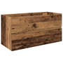 Voir la diapositive 4 : VIDAXL Meuble lavabo avec bassin et robinet integres vieux bois
