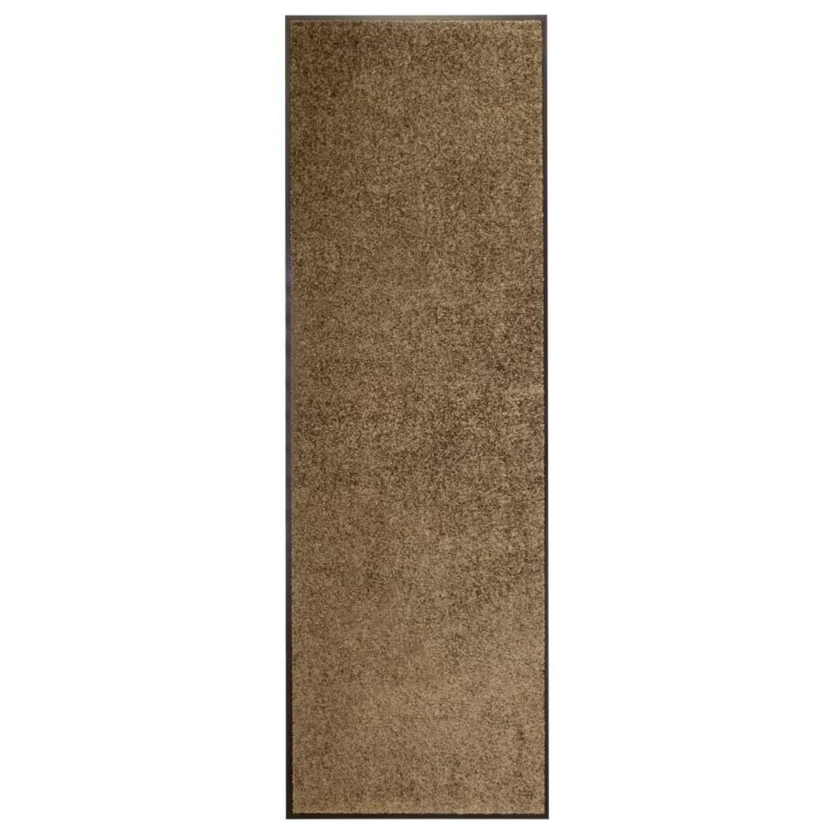 VIDAXL Paillasson lavable Marron 60x180 cm