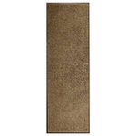 VIDAXL Paillasson lavable Marron 60x180 cm
