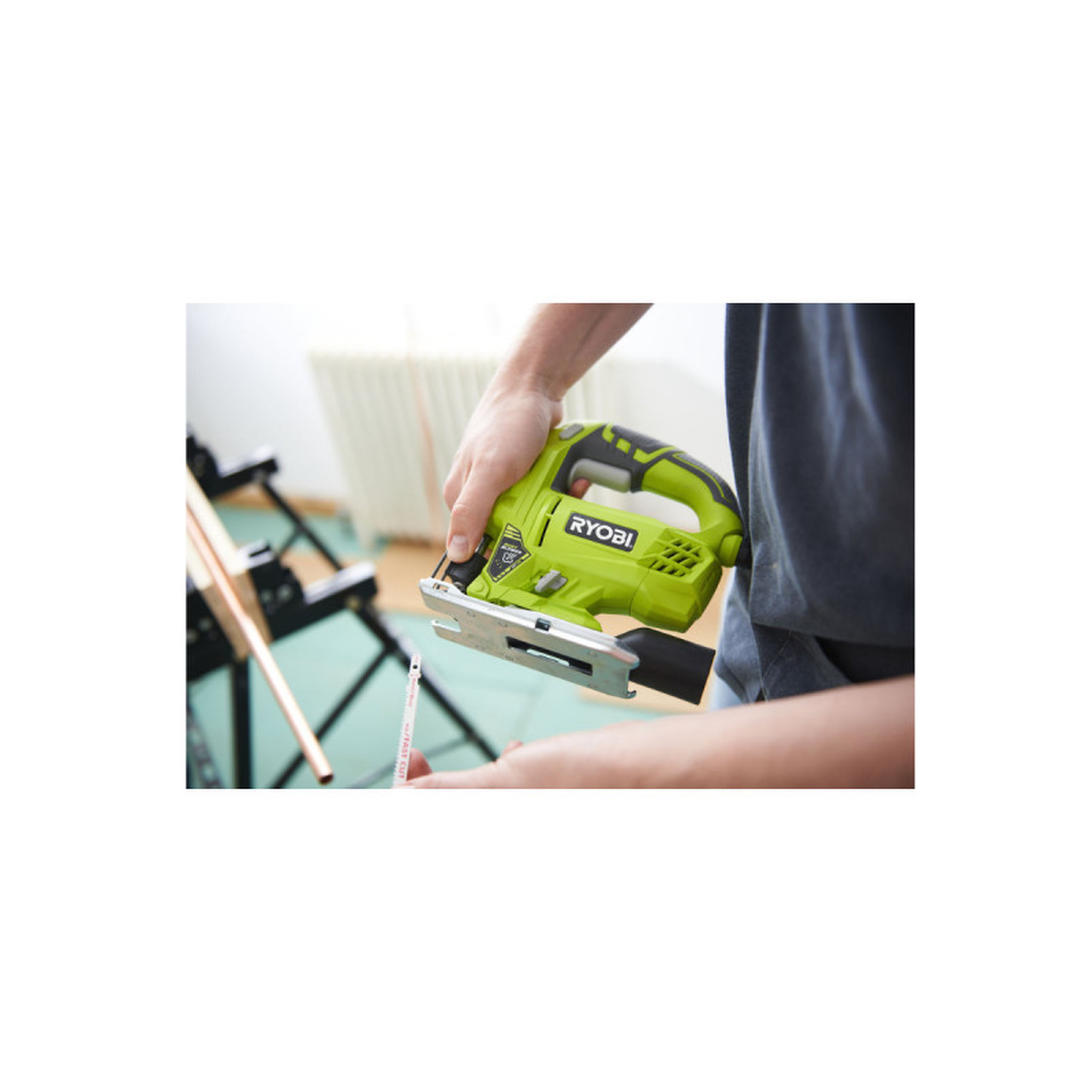 Voir la diapositive 2 : Ryobi Pack RYOBI Scie sauteuse électrique 500W RJS720-G - Coffret de 10 lames RAK10JSB
