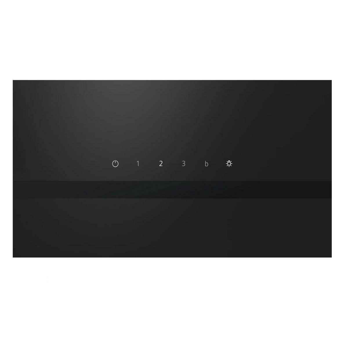 Siemens Hotte décorative inclinée 60cm 550m3/h noir - LC65KDK60