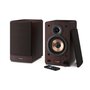 Voir la diapositive 2 : Sharp Haut-parleurs Bluetooth - SHARP - CP-SS30(BR) - Bibliotheque Marron - 2x 30W - 2 voies - Sans fil - 60W RMS
