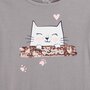 IN EXTENSO T-shirt manches longues chat fille