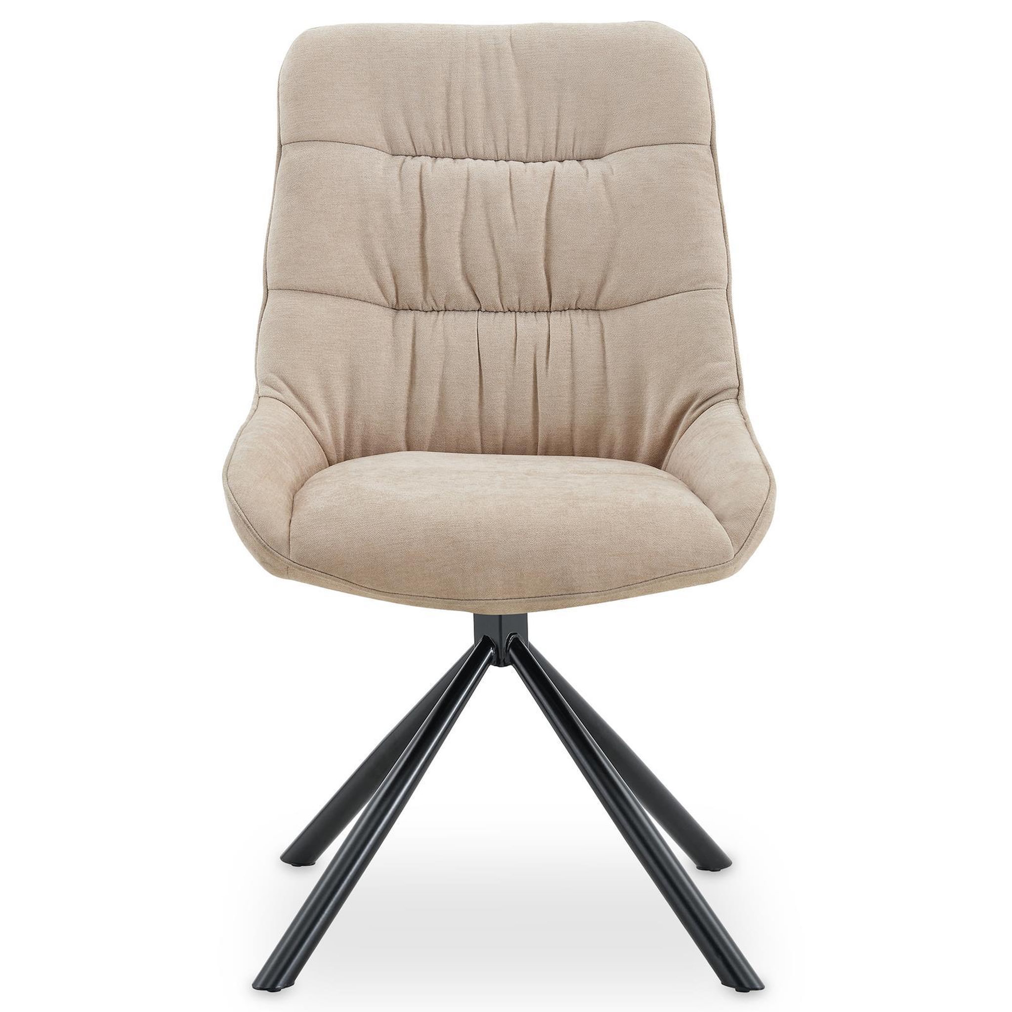 Voir la diapositive 4 : IDIMEX Lot de 2 chaises libra de salle à manger en tissu