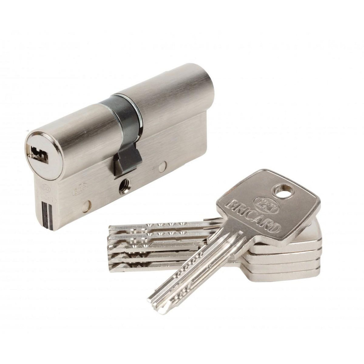 CENTRALE BRICO Cylindre de serrure BRICARD trial s débrayable L.30 + 40 mm