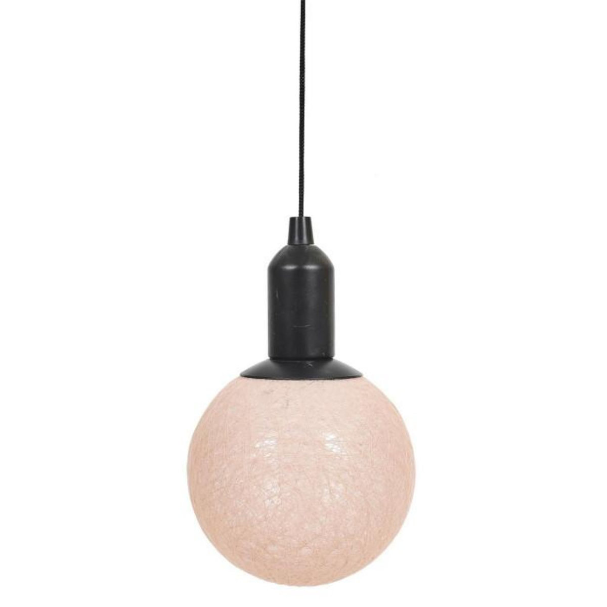 Paris Prix Lampe Suspension à Led  Boule  24cm Beige