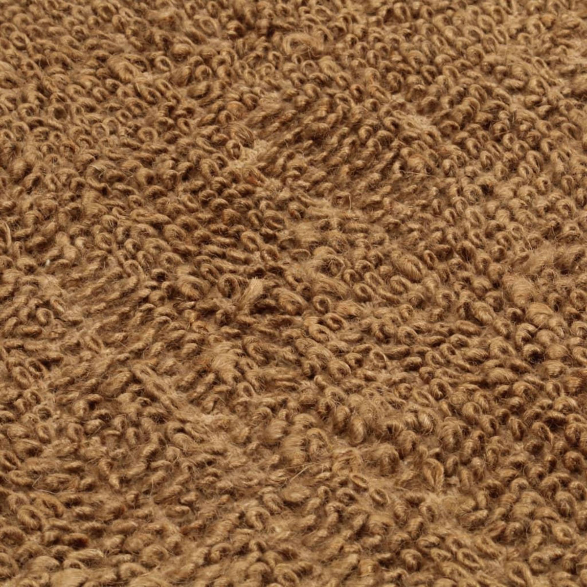 VIDAXL Tapis a poils boucles fait a la main 200x300 cm Jute et coton
