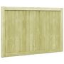 Voir la diapositive 4 : VIDAXL Portillons de jardin 2 pcs Bois de pin impregne 300x100 cm