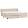 Voir la diapositive 2 : VIDAXL Sommier a lattes de lit avec matelas Cappuccino 200x200 cm
