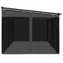 Voir la diapositive 5 : VIDAXL Tonnelle avec parois en filet anthracite 6x3 m acier