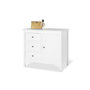 Voir la diapositive 2 : Pinolino Commode à langer blanche Chalet large
