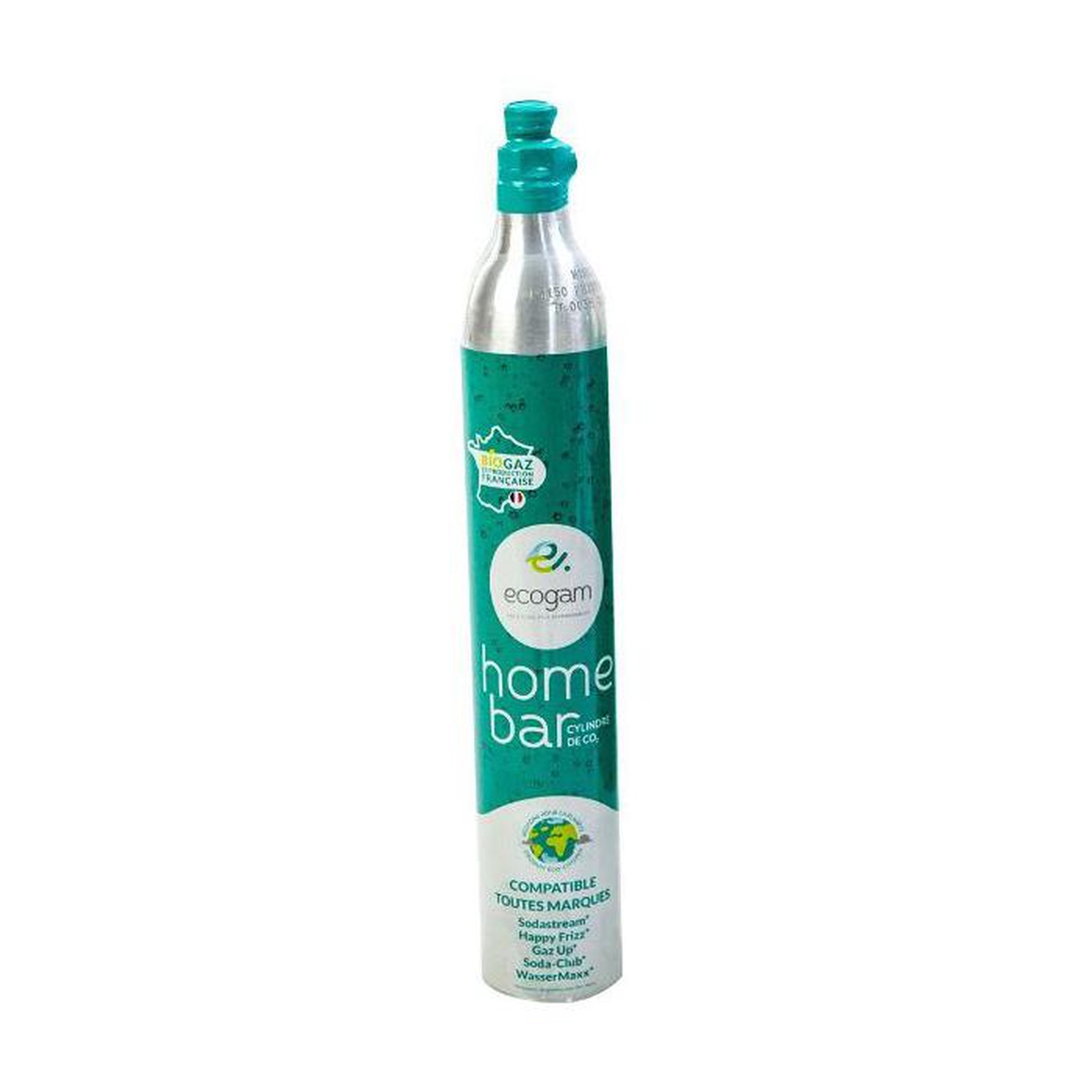 Homebar Cylindre de recharge de gaz co2 60l pour machine à gazéifier - SQR5C