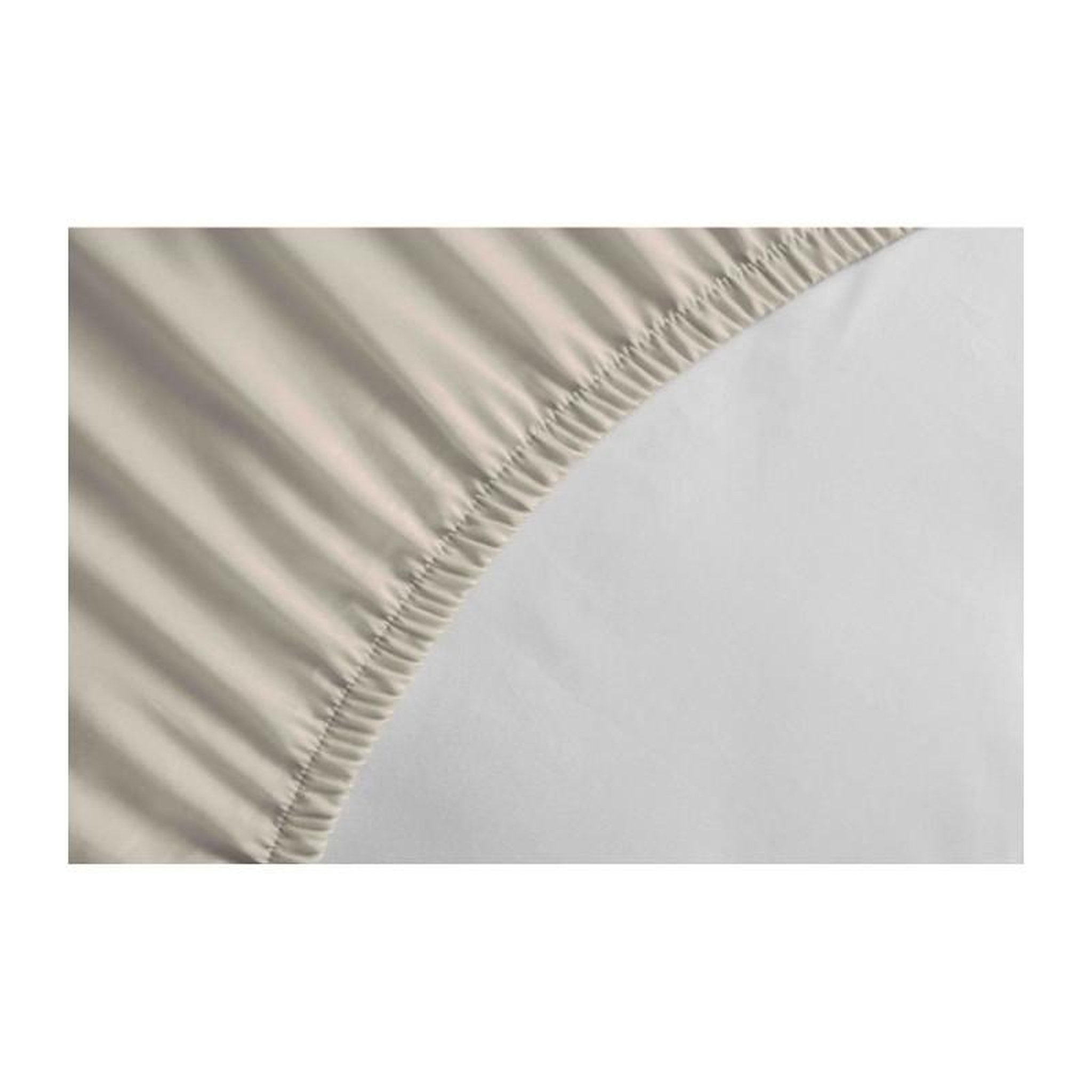 Voir la diapositive 3 : LOVELY HOME Drap housse - 100% coton - 140 x 190 + Bonnet 35 cm - LOVELY HOME