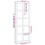 Voir la diapositive 6 : VIDAXL Porte de grange Blanc 80x1,8x214 cm Bois massif de pin